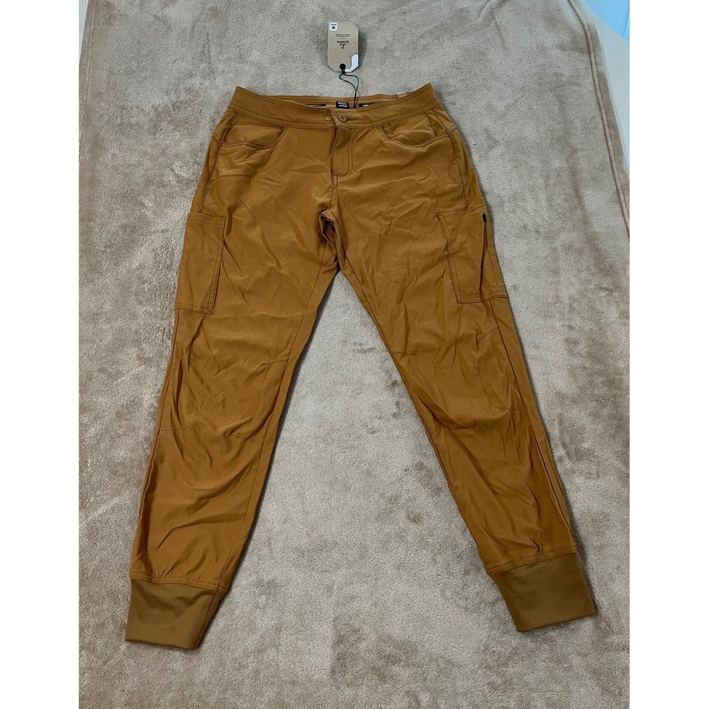 Prana Halle Jogger II Women's Pants 4 RG Earthbound Brown ReZion 1971051 NEW $95